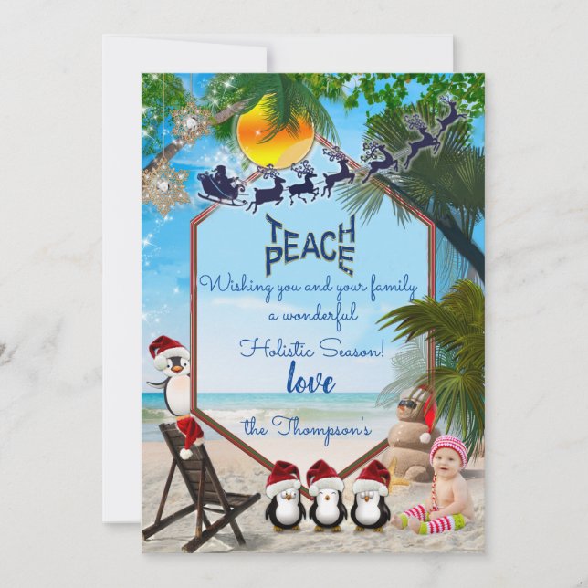 Invitación Una Feliz Navidad (Anverso)