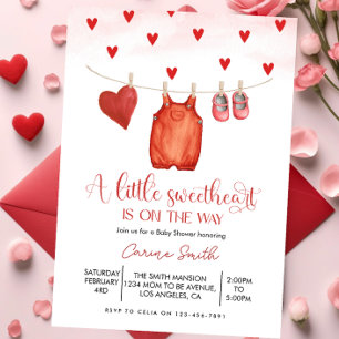 Invitación Una Fiesta de Baby Shower para una Pequeña Querida