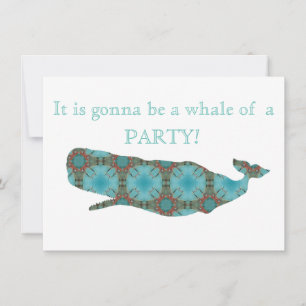 Invitación Una Fiesta de Ballena