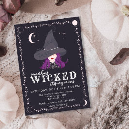 Invitación Una fiesta de Brujas Malvadas en Halloween