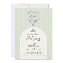 Una fiesta de cumpleaños con cóctel de martini un 