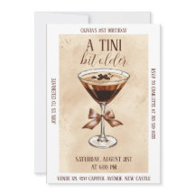 Una fiesta de cumpleaños con martini de espresso u