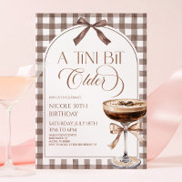 Una fiesta de cumpleaños de expreso martini un poc