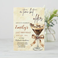 Una fiesta de cumpleaños de Martini de expreso un 