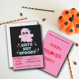 Invitación Una fiesta de Halloween cursi pero espeluznante