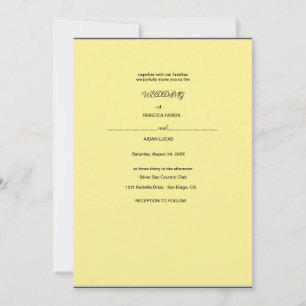 Invitación una flor de papel con fondo blanco