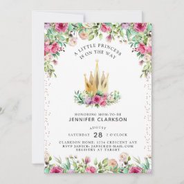 Invitación Una floral princesa
