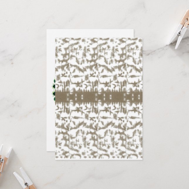 Invitación una foto en blanco y negro de un patrón (Anverso/Reverso In Situ)