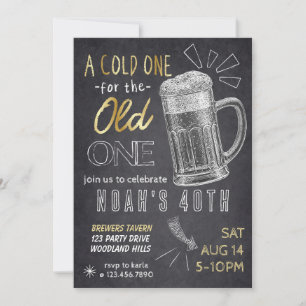 Invitación Una fría para el viejo, Salud y Cervezas
