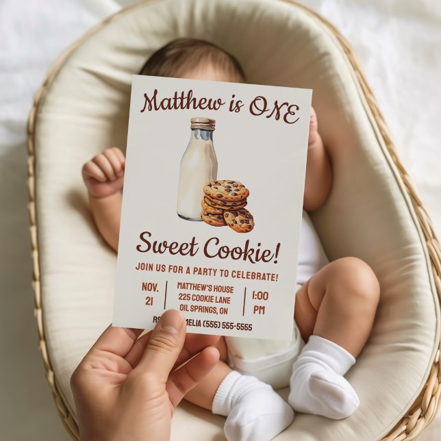 Invitación ¡Una galleta dulce! Cumpleaños (Subido por el creador)
