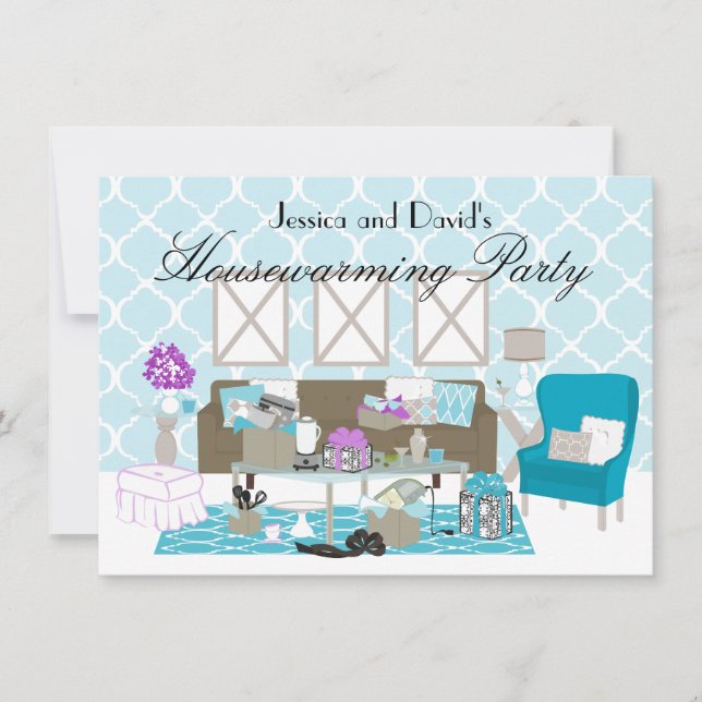 Invitación Una habitación con regalo (Anverso)