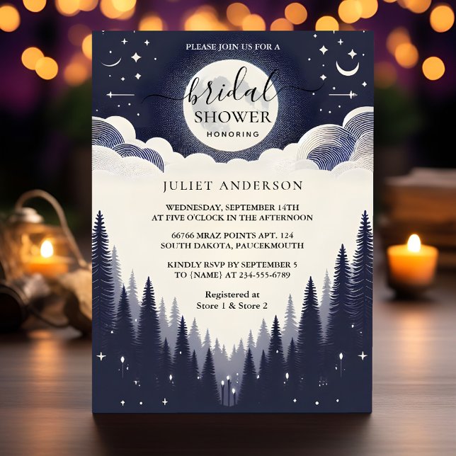 Invitación Una luna nublada nocturna de luz de nubes nublada  (Subido por el creador)
