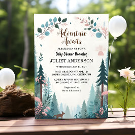 Invitación Una Madre Divertida Y Salvaje Para Ser Madera De M