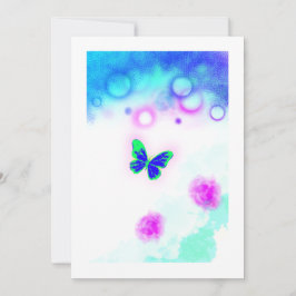 Invitación Una mariposa 