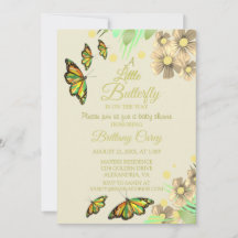 Una Mariposa Pequeña Está En Camino Del Trigo Flor