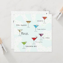 Una Martini, dos Martini Party Invitation Template
