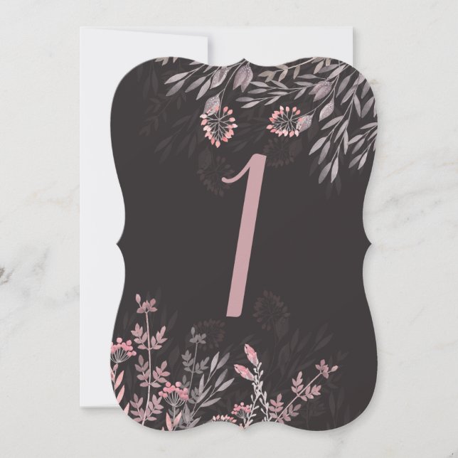 Invitación Una mesa de ensueño de la noche del verano 1 doble (Anverso)