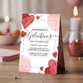 Invitación Una mujer cariñosa Chica Galentines día feriado