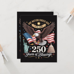 Invitación Una Nación Bajo Dios 250 Años