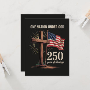 Invitación Una Nación Bajo Dios 250 Años