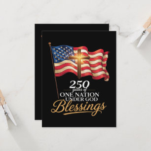 Invitación Una Nación Bajo Dios 250 Años de Bendiciones