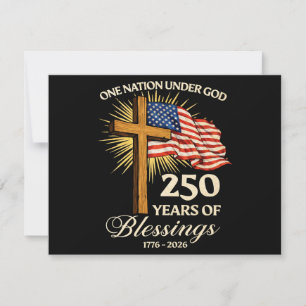 Invitación Una nación bajo Dios 250 años de bendiciones