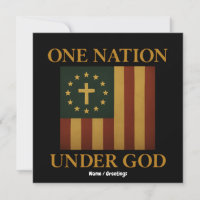 Una Nación Bajo la Bandera de Dios Patriótica Cris