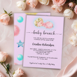 Invitación Una niña dulce Baby Brunch
