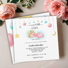 Invitación Una niña dulce Baby Shower