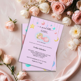 Invitación Una niña dulce Baby Shower