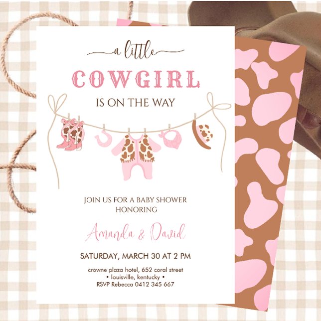 Invitación Una niña pequeña está en camino a Baby Shower (Subido por el creador)