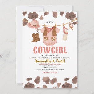 Invitación Una niñita está de camino a Baby Shower