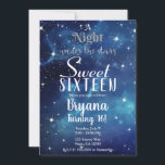 Invitación Una Noche Bajo el Cielo Estrellado de la Estrella<br><div class="desc">Personalizar para cualquier evento.</div>