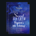 Invitación Una noche más allá de las Estrellas Starry Sweet 1<br><div class="desc">Personalizar para cualquier evento.</div>