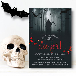 Invitación ¡Una Noche Para Morir! Halloween Party