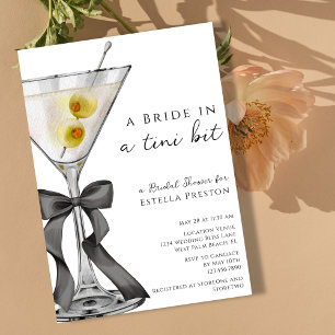 Invitación Una Novia en una Despedida de Soltera con un Marti
