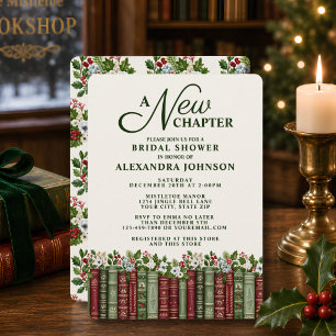 Invitación Una nueva capítulo Libro de Navidad Tema Despedida