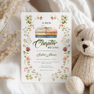 Invitación Una Nueva Etapa Comienza Baby Shower de Cuentos