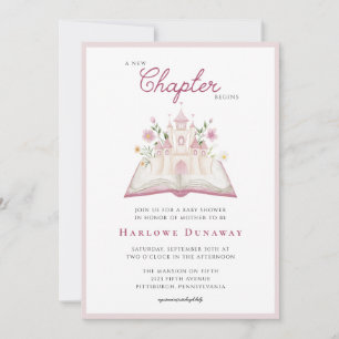 Invitación Una Nueva Etapa Comienza Fiesta de Bebé de Cuento