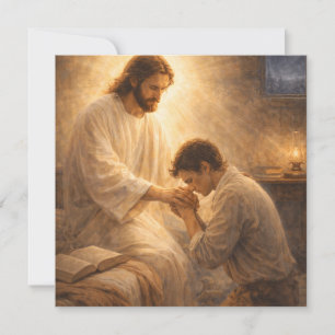 Invitación Una oración de rodillas con Jesús