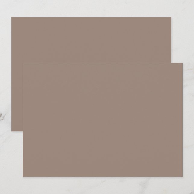 Invitación una pared marrón con un reloj en ella (Anverso / Reverso)