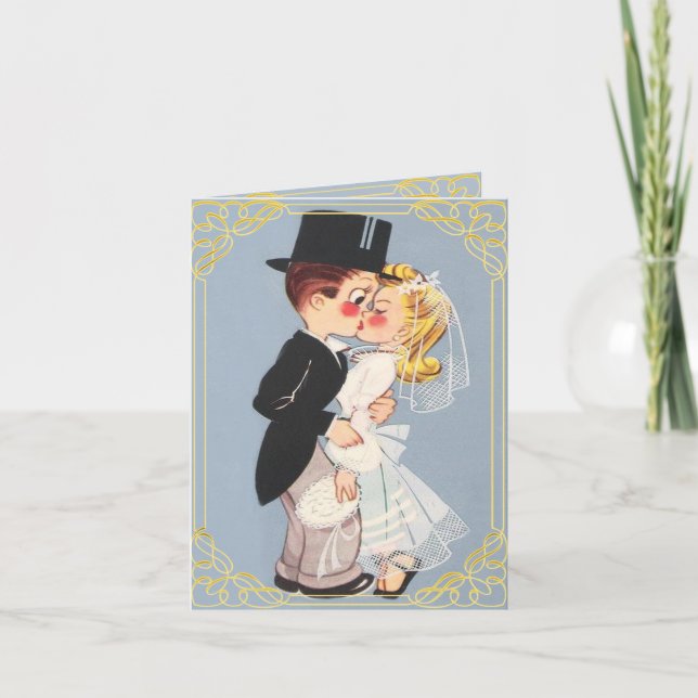 Invitación Una pareja de bodas personalizados divertidos y li (Anverso)