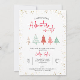 Invitación Una pequeña aventura con ganas de Baby Shower