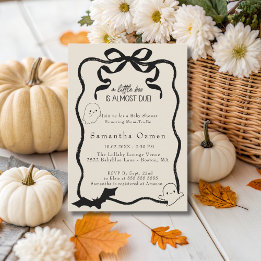 Invitación Una pequeña boo está casi lista para llegar Fiesta