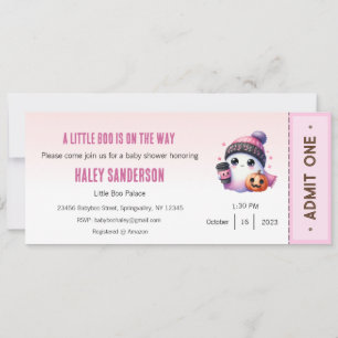 Invitación Una pequeña Boo está en camino Invitación, Hallowe