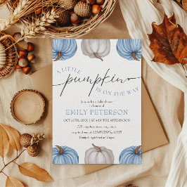 Invitación Una pequeña calabaza | Baby Shower de Boy Fall