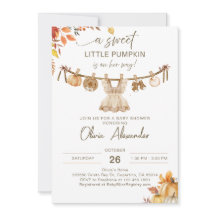 Una pequeña calabaza en camino, ropa de otoño boho