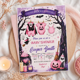 Invitación Una pequeña calabaza está a punto de llegar Fiesta