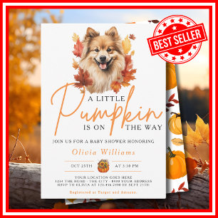 Invitación Una pequeña calabaza Otoño Invierno DUENDA Baby Sh