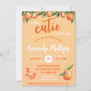 Invitación ¡Una pequeña CUTIE está en camino! Baby Shower